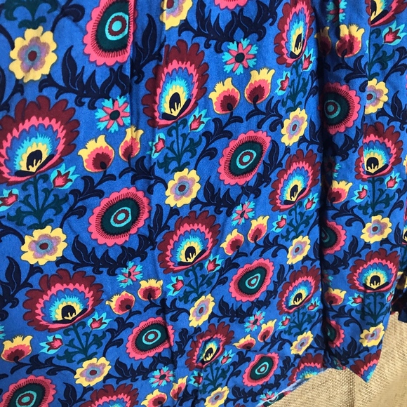 Matilda Jane Girls Dress SZ M Blue Floral Print - Picture 4 of 7